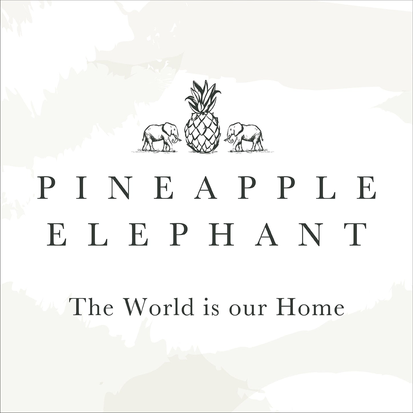 Pineapple Elephant Florin Cotton Jute Blend Seat Pad Cushion (40cm x 40cm)