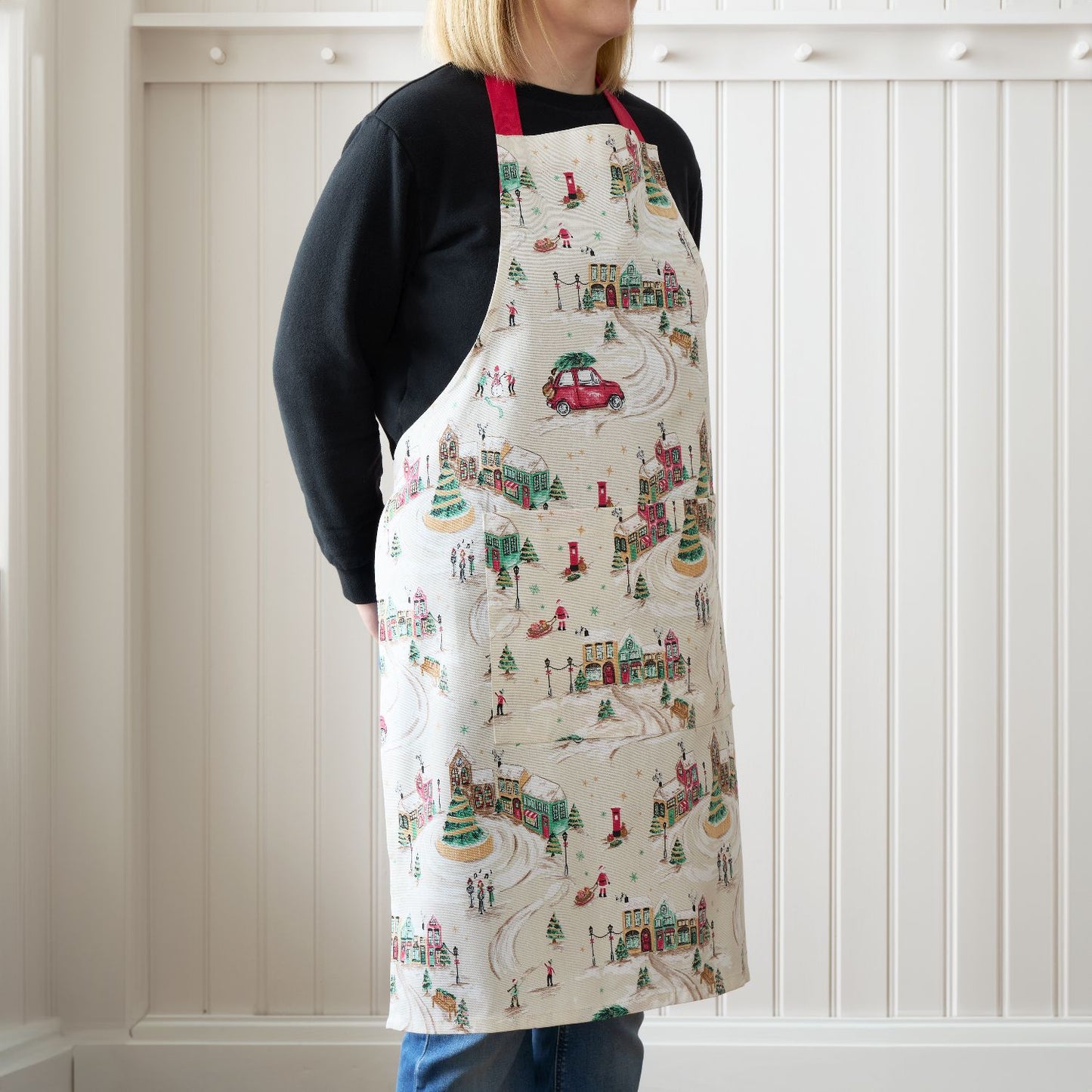 Catherine Lansfield Christmas Town CottonAdult Apron