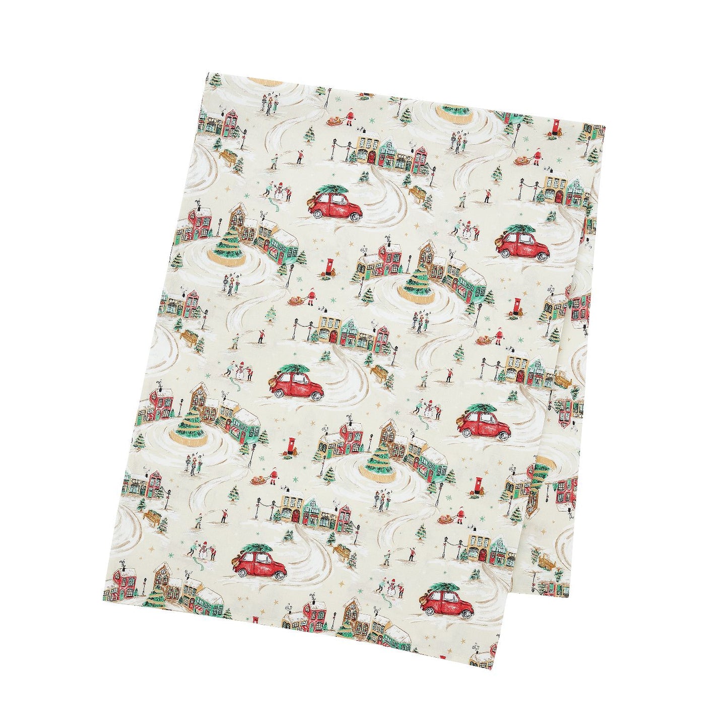 Catherine Lansfield Christmas Town Cotton Table Cloth
