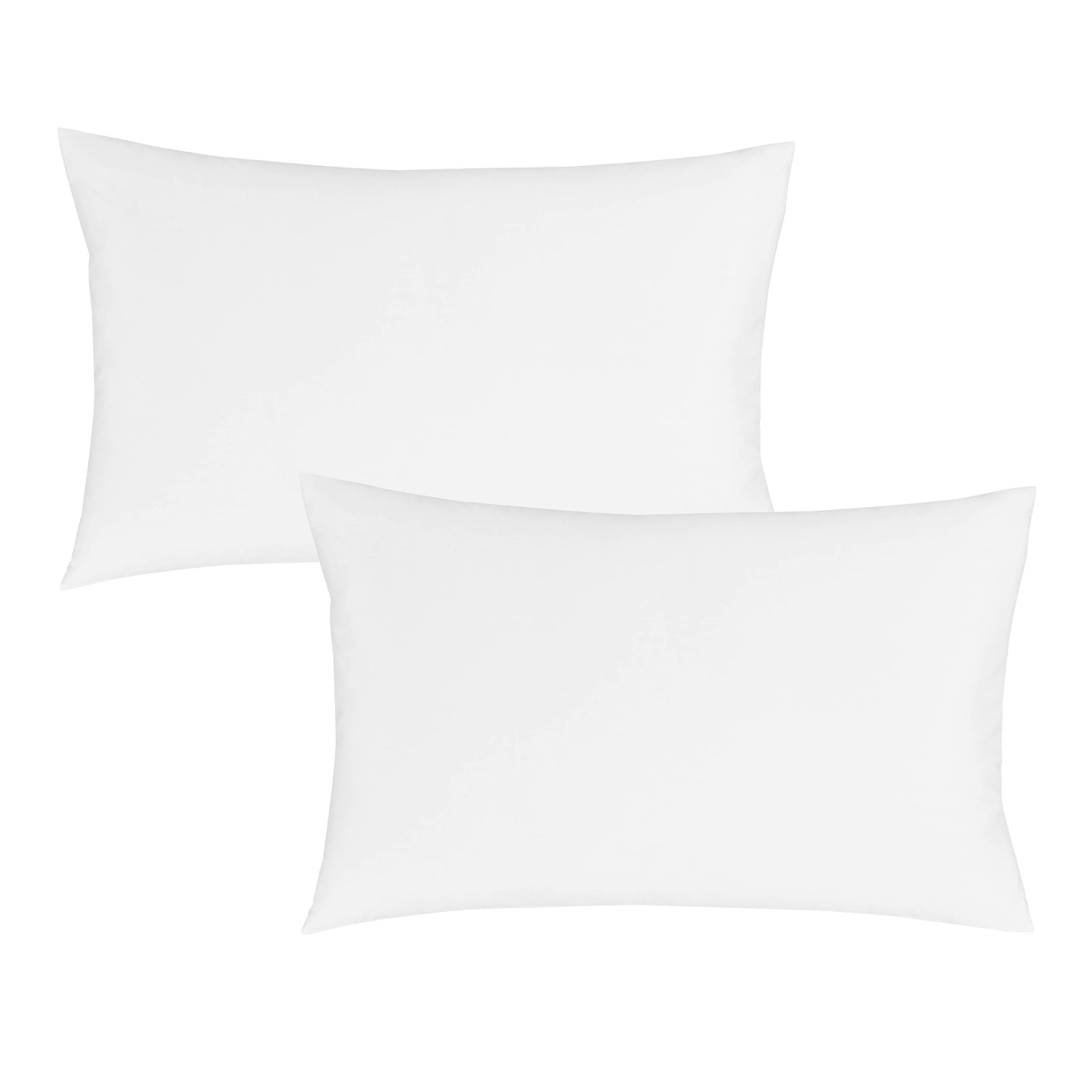 Bianca White 180 Thread Count 100% Egyptian Cotton Housewife Pillowcase Pair