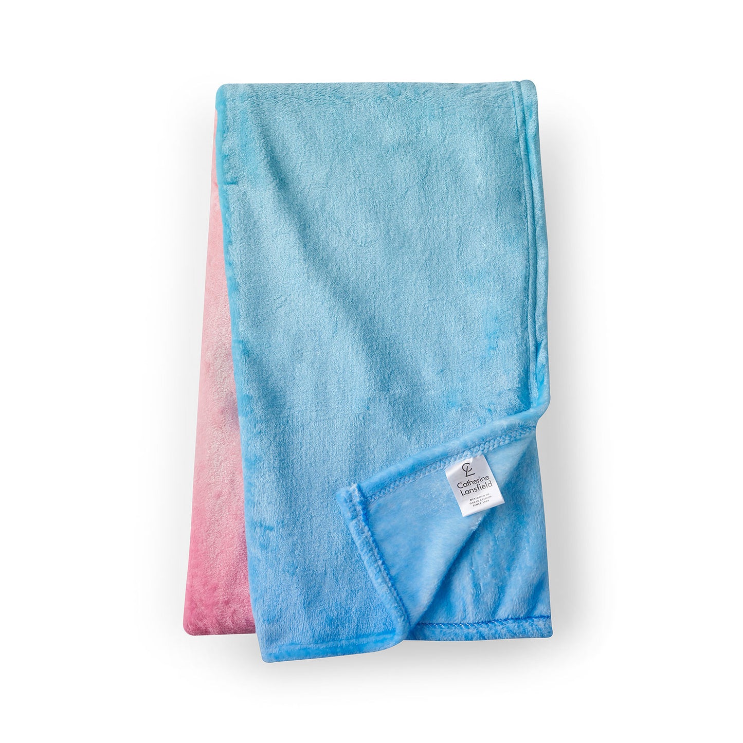 Catherine Lansfield Mermaid Ombre Cosy Fleece Throw