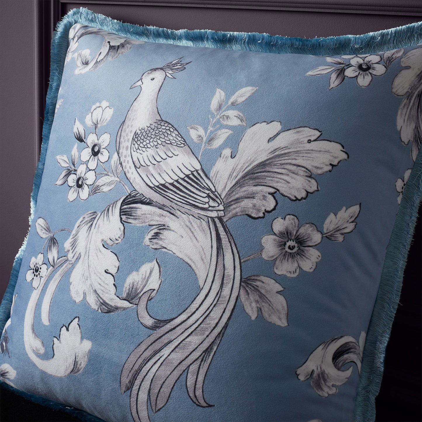 Bridgerton by Catherine Lansfield Regal Floral Soft Touch Cushion (45cm x 45cm)