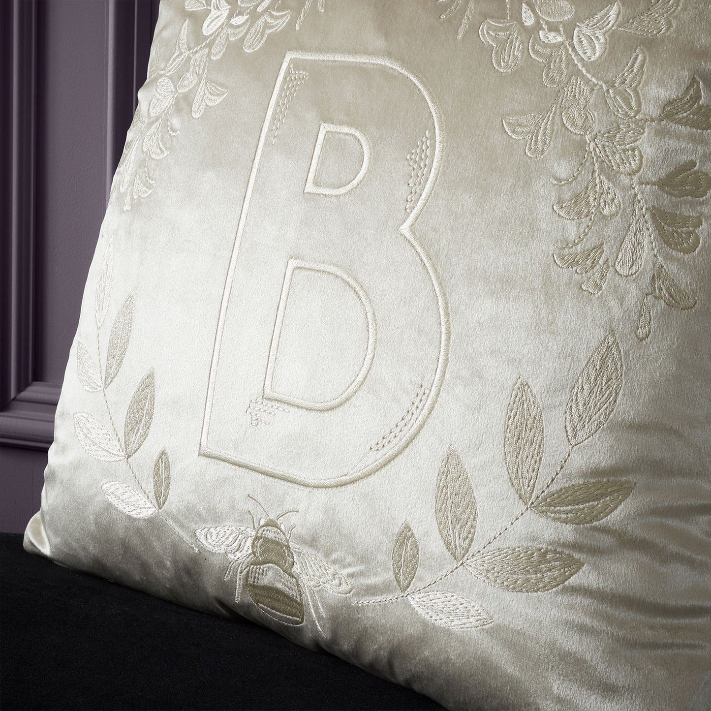 Bridgerton by Catherine Lansfield Regency Crown Natural Cushion (45cm x 45cm)