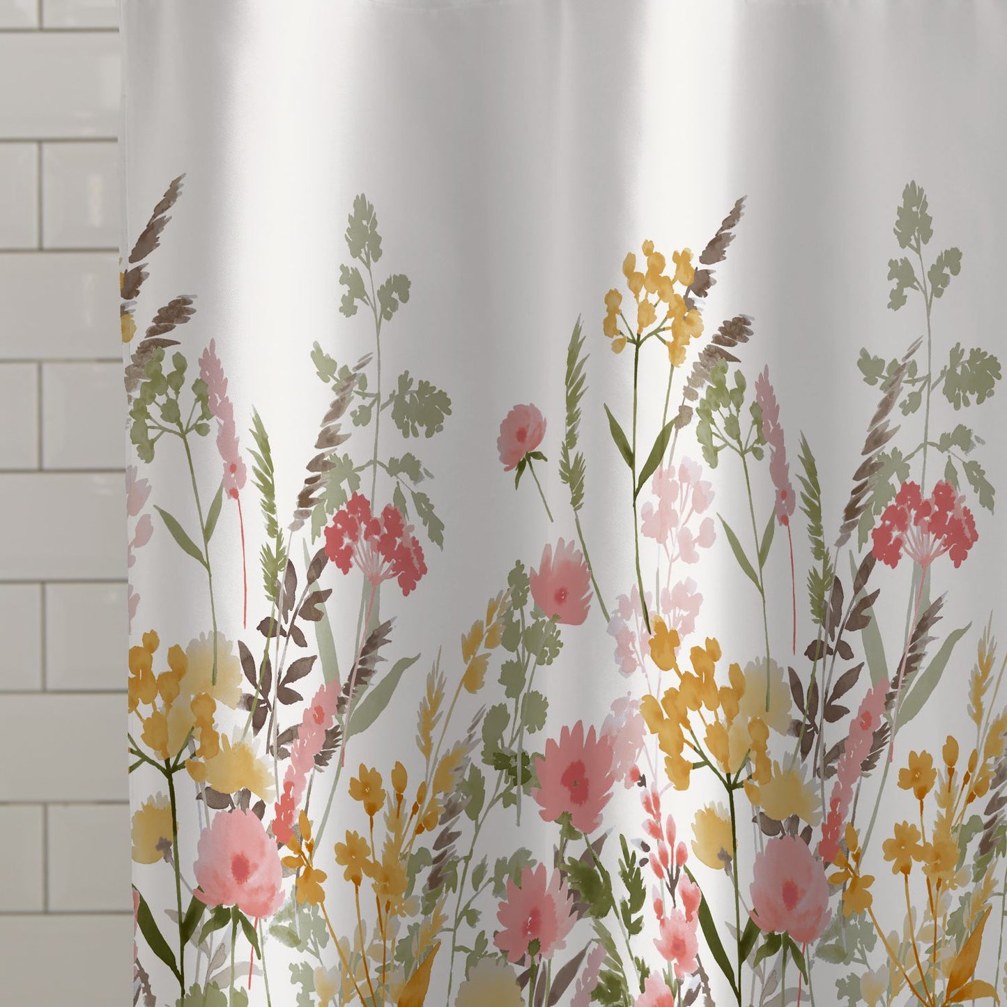 Catherine Lansfield Countryside Floral Shower Curtain