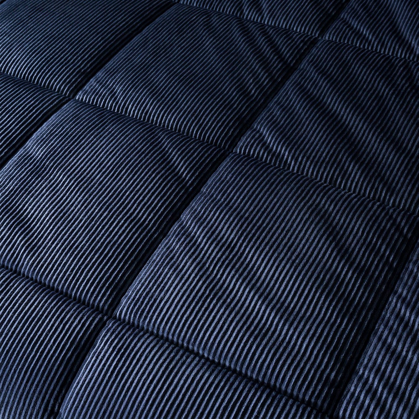 Catherine Lansfield Cosy Cord Navy Coverless 6.5 Tog Comforter