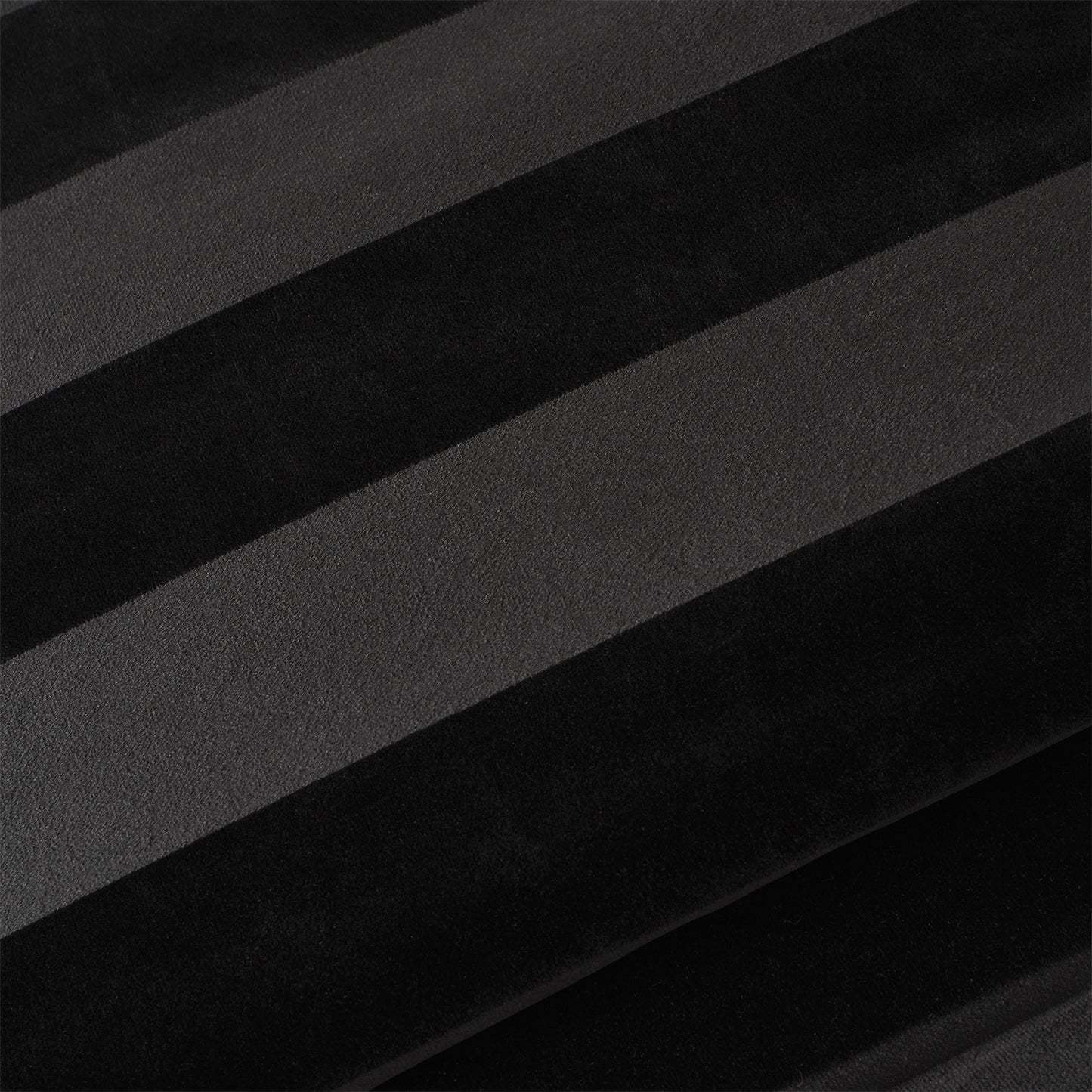 Style Sisters Black Velvet Stripe Cushion (55cm x 55cm)