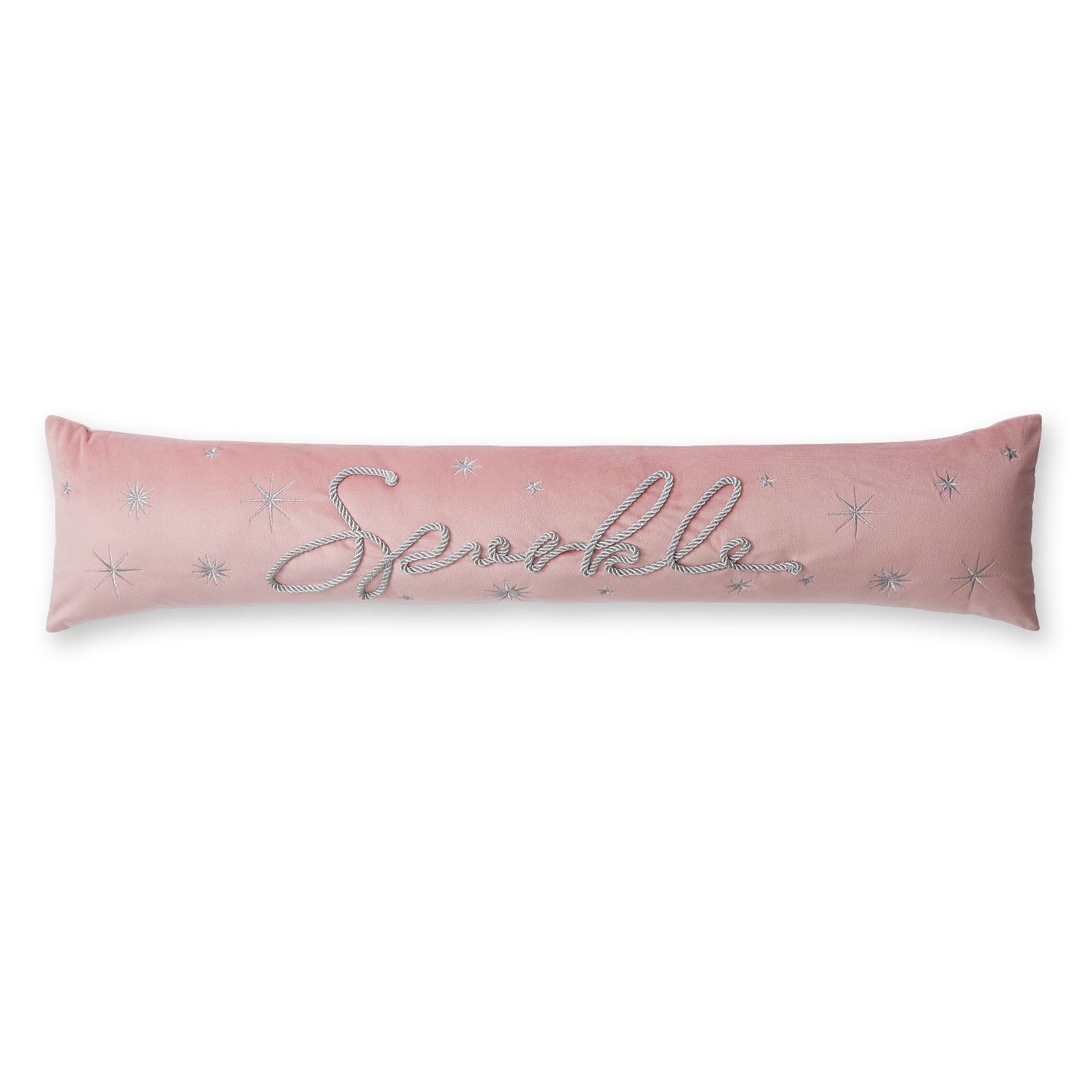Catherine Lansfield Christmas Sparkle Pink Door Draught Excluder
