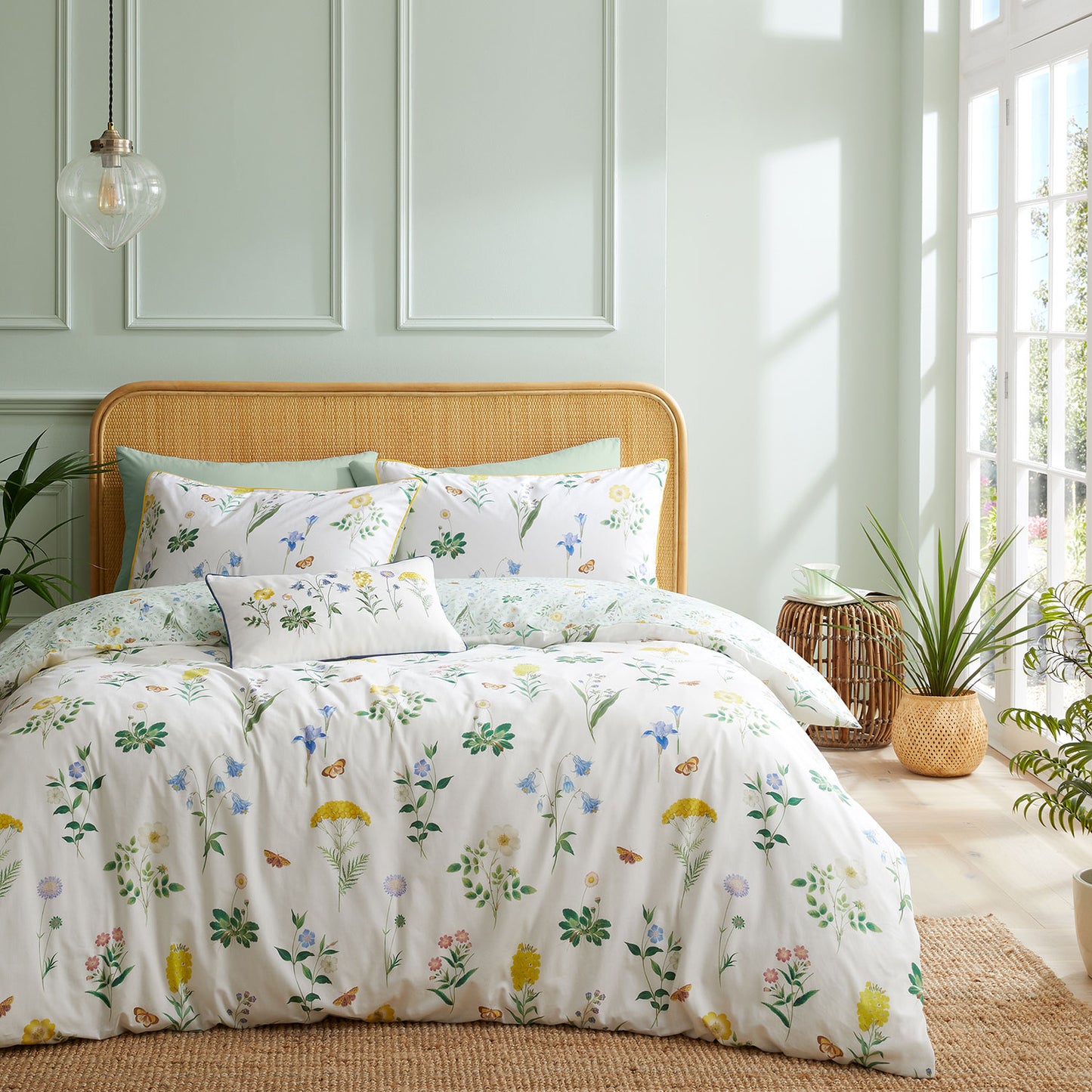 RHS Botanical Cottage Garden 200TC Cotton Duvet Set