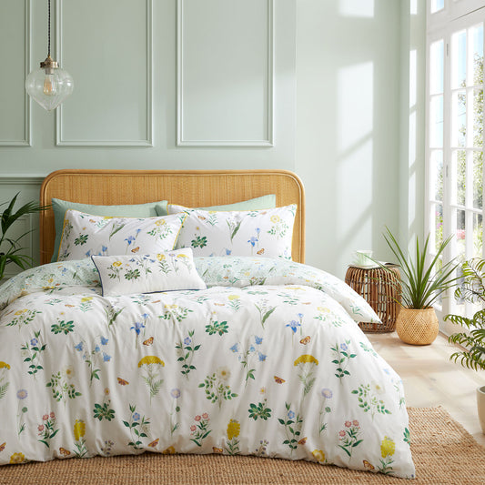 RHS Botanical Cottage Garden 200TC Cotton Duvet Set