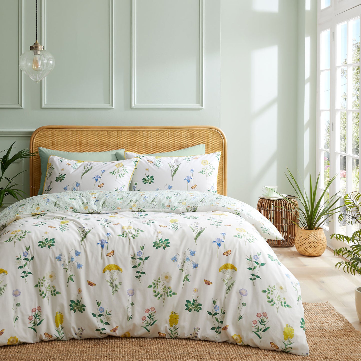 RHS Botanical Cottage Garden 200TC Cotton Duvet Set