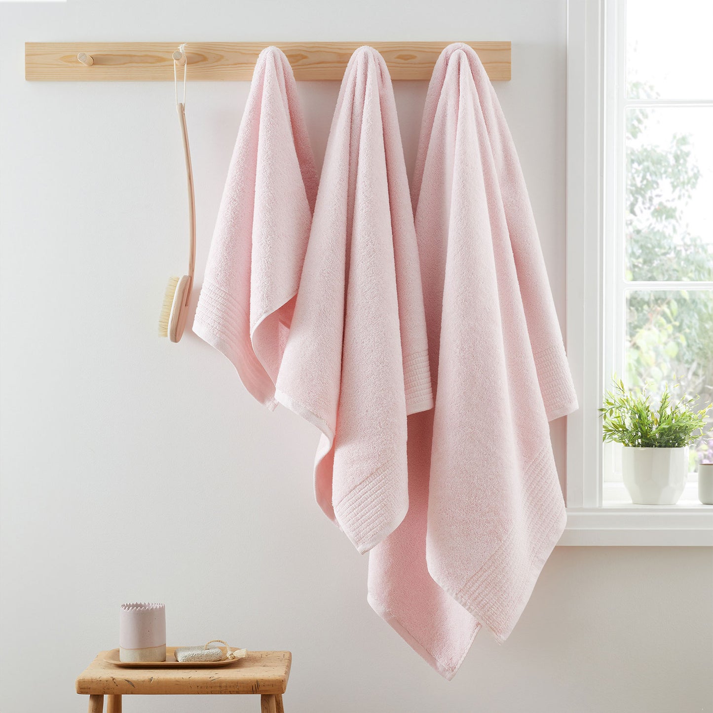 Bianca Pink Egyptian Cotton Towels