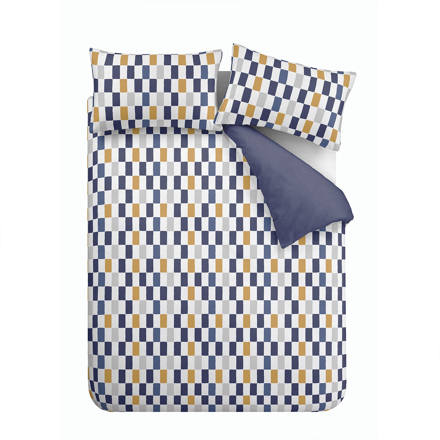 Content By Terence Conran Oblong Checkerboard Duvet Set