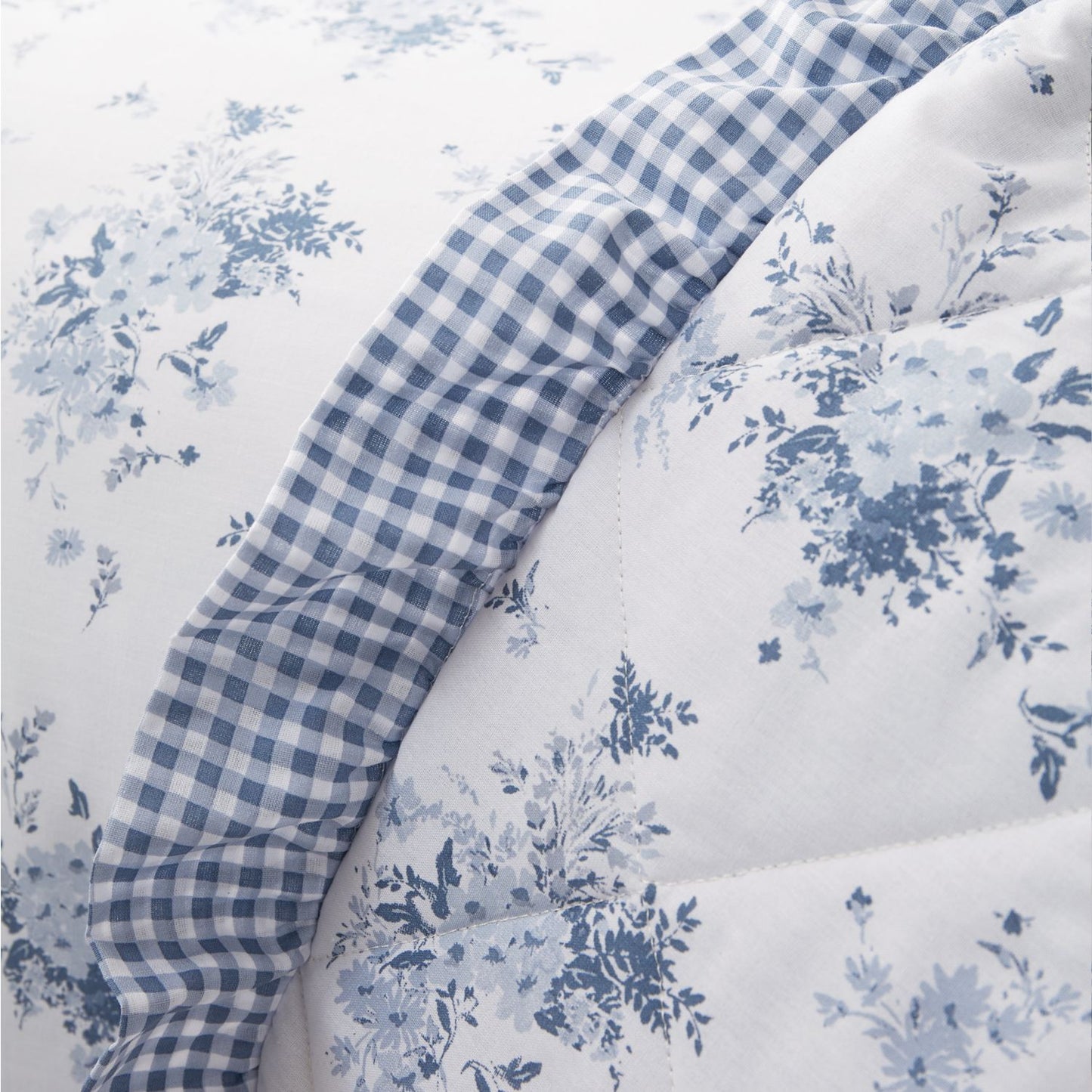 Catherine Lansfield Lucie Floral Frill Reversible Bedspread