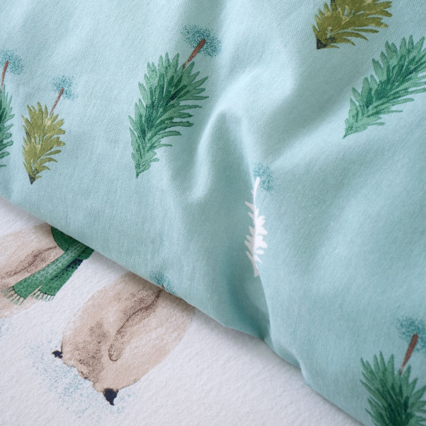 Catherine Lansfield Snowy Penguin Brushed Cotton Duvet Set