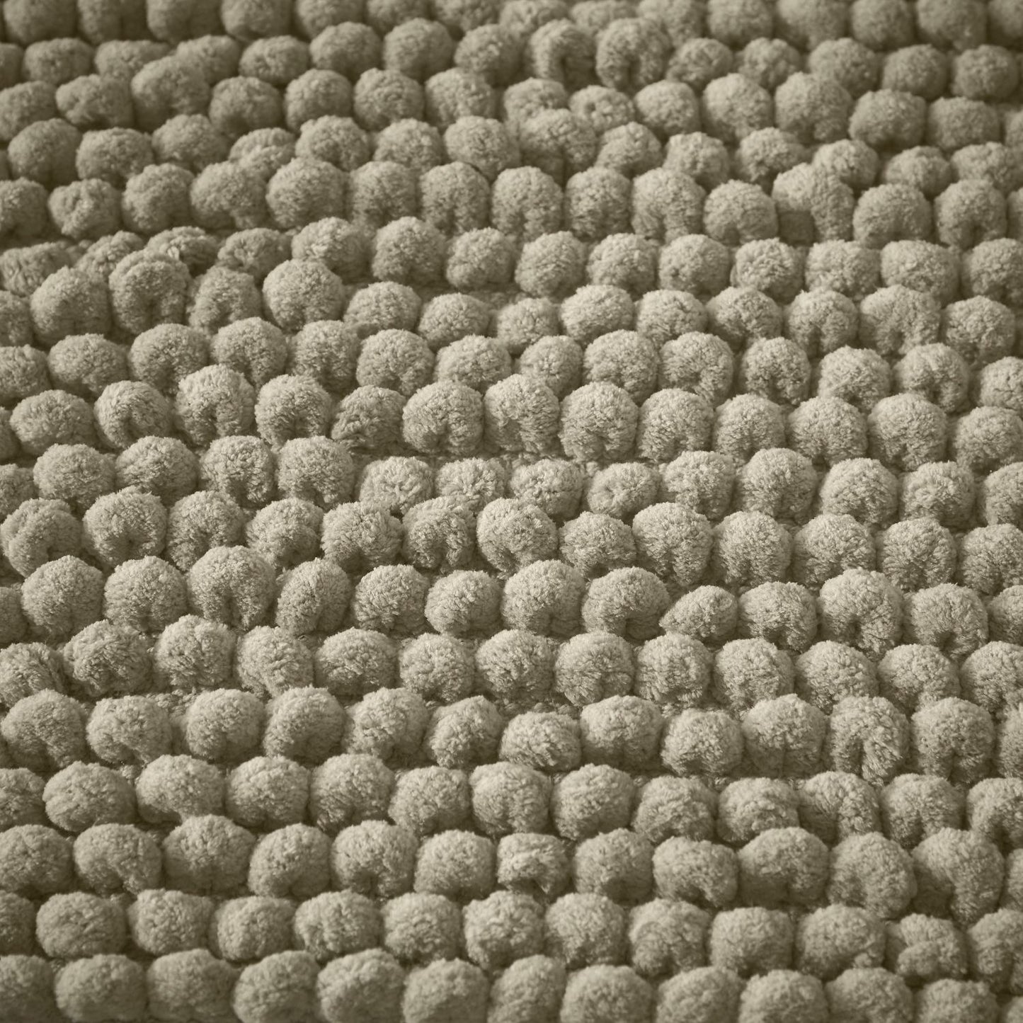 Bianca Aspen Sage Green Bobble Bath Mat