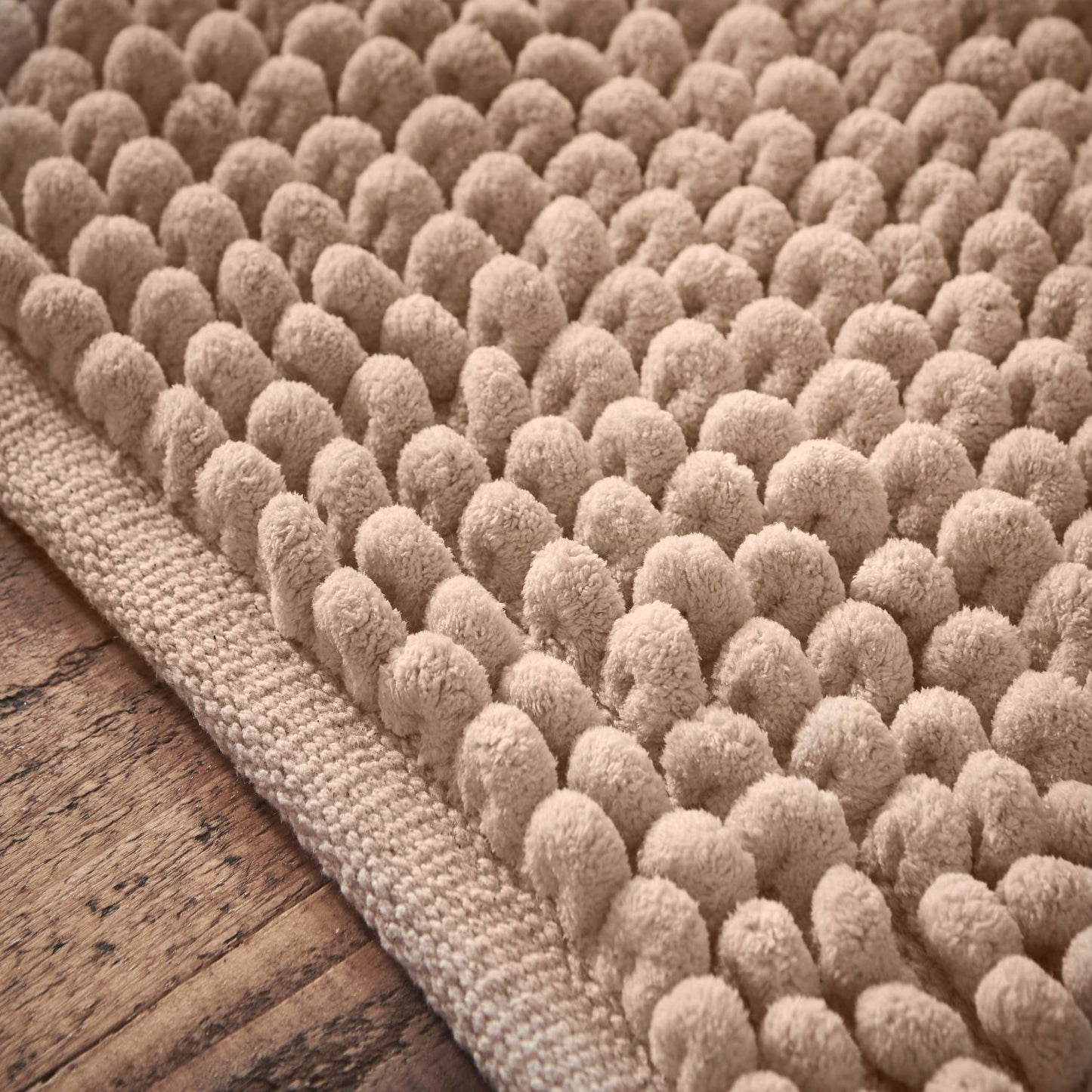 Bianca Aspen Natural Bobble Bath Runner