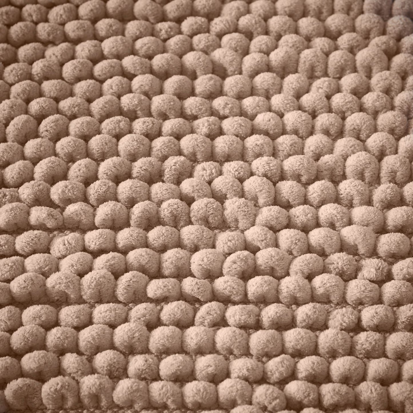 Bianca Aspen Natural Bobble Bath Runner