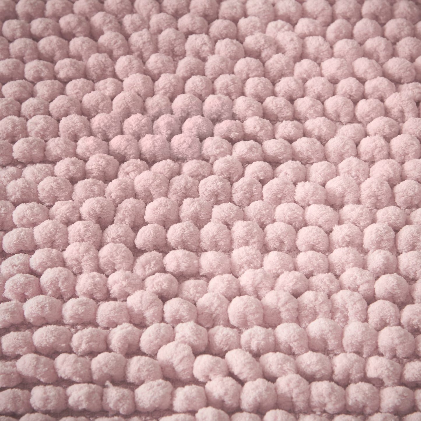 Bianca Aspen Pink Bobble Bath Runner