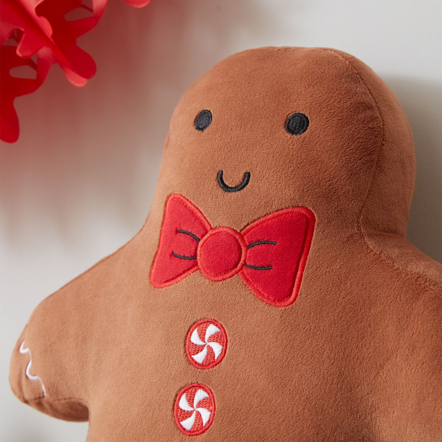 Catherine Lansfield Christmas Gingerbread 3D Shaped Cushion