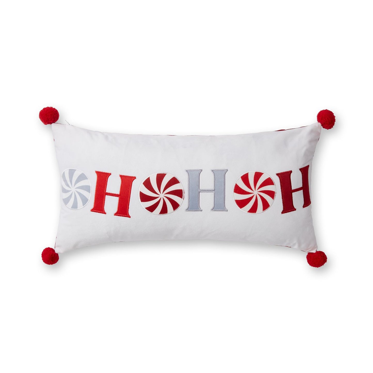 Catherine Lansfield Christmas Ho Ho Ho White Cushion