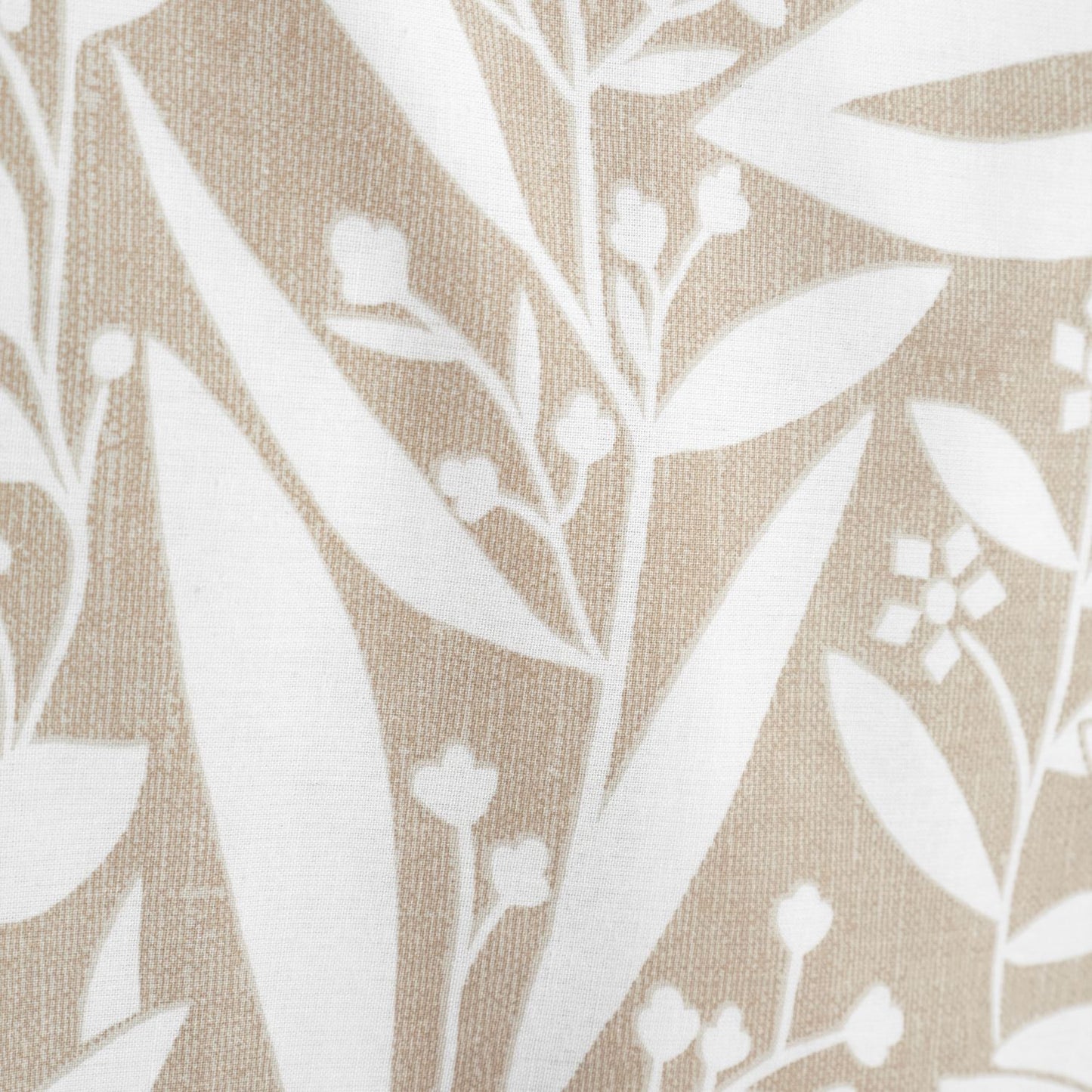Catherine Lansfield Sorrel Leaf Natural Reversible Duvet Set