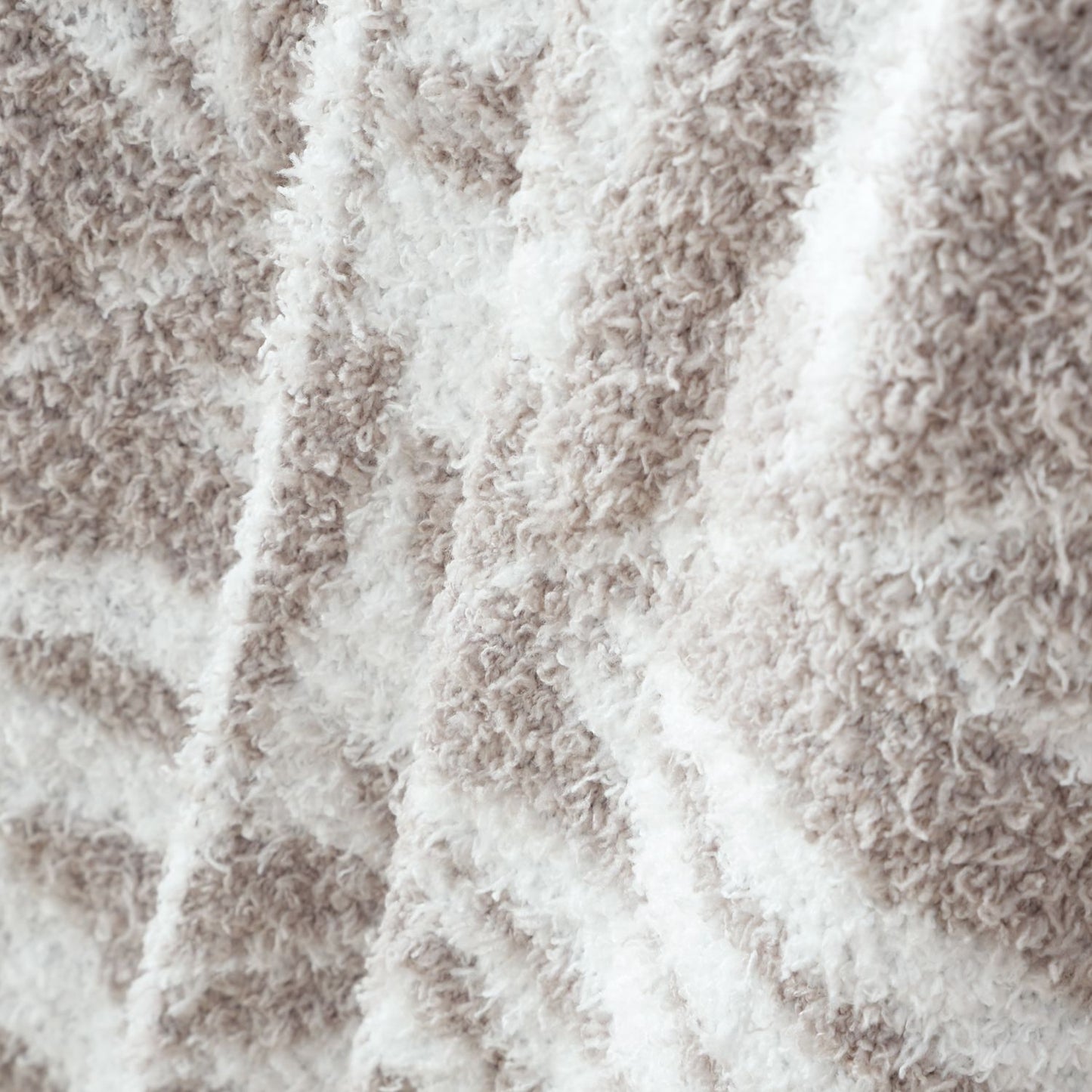 Catherine Lansfield So Soft Sorrel Leaves Natural Blanket Throw
