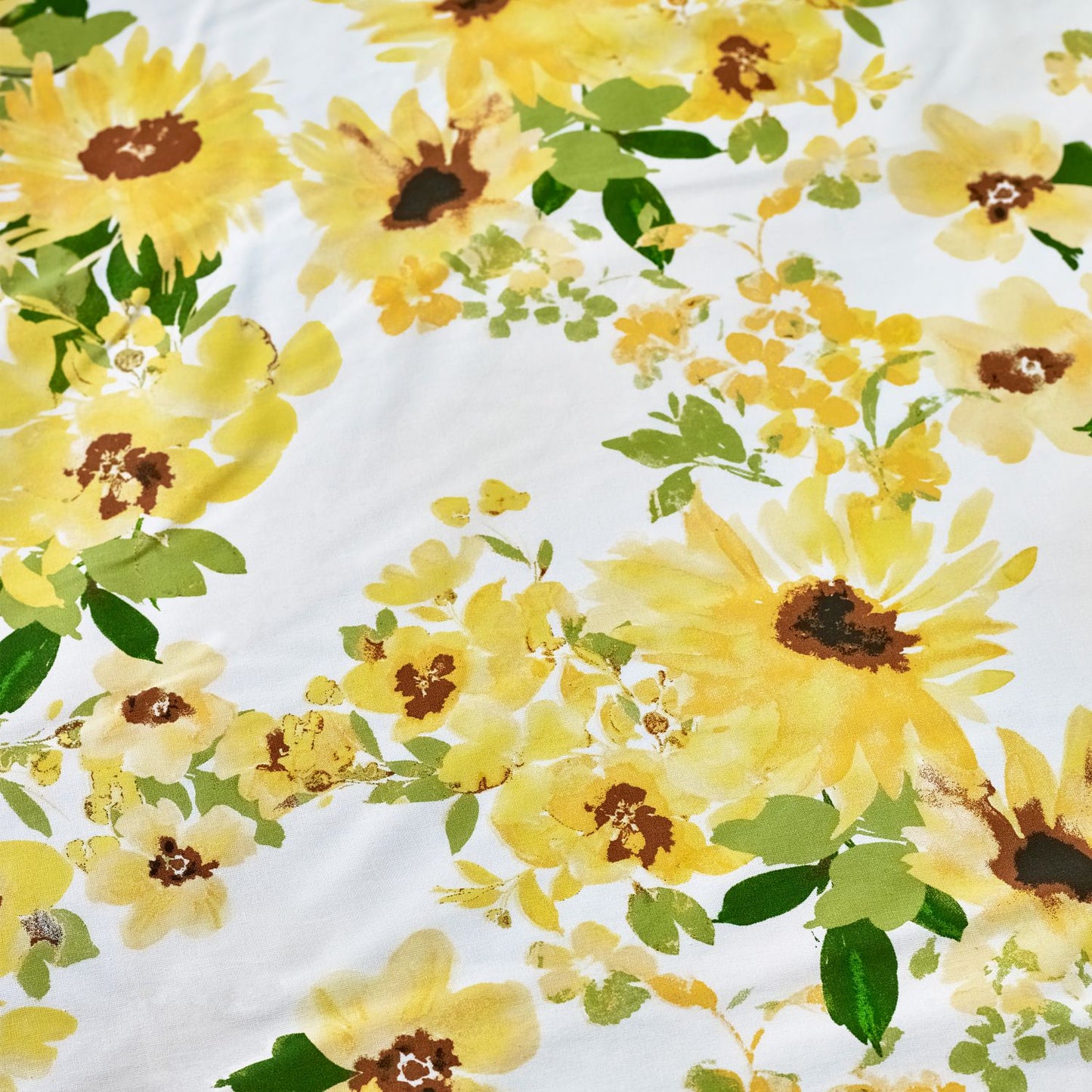 Catherine Lansfield Sunflowers Reversible Duvet Set