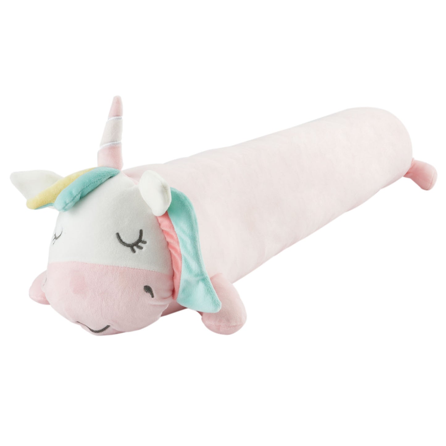 Catherine Lansfield Cuddle Friends Pink Unicorn 3D Cushion (90cm x 15cm)