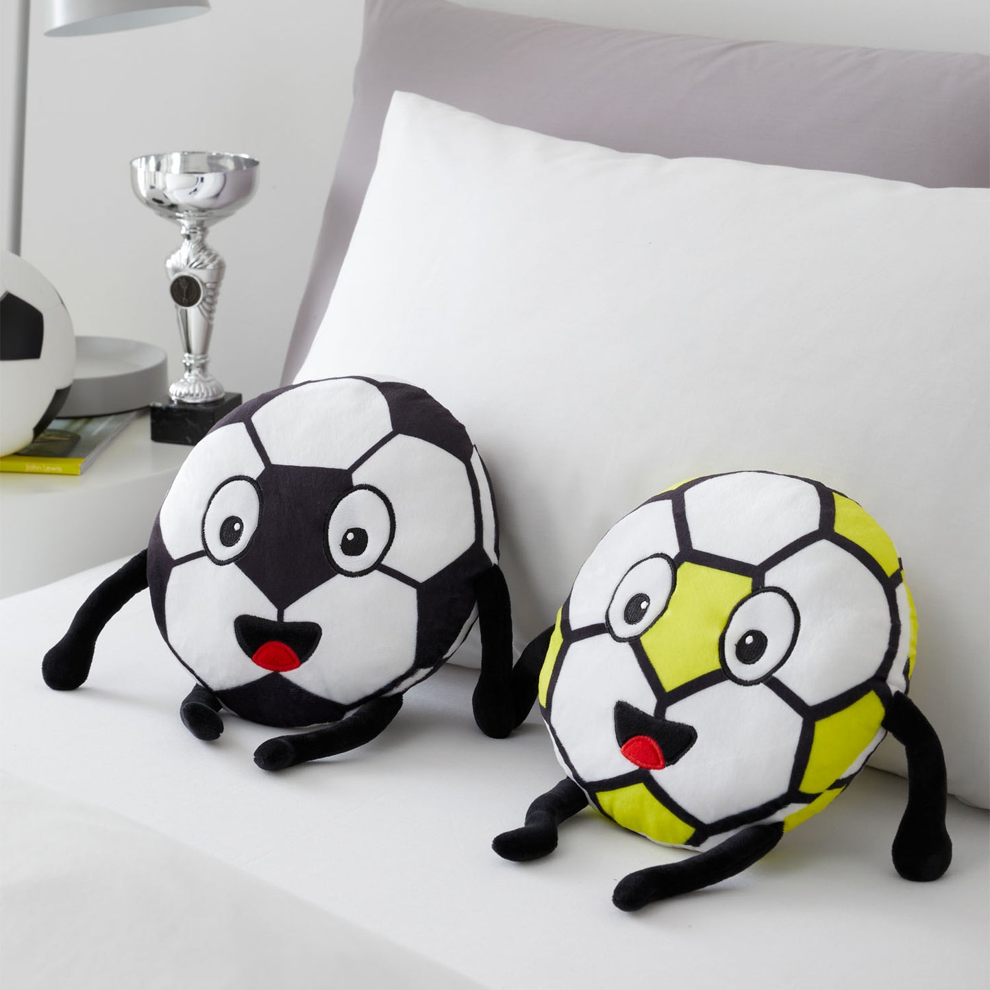 Catherine Lansfield Forever Together Football Magnetic Hands Cushions