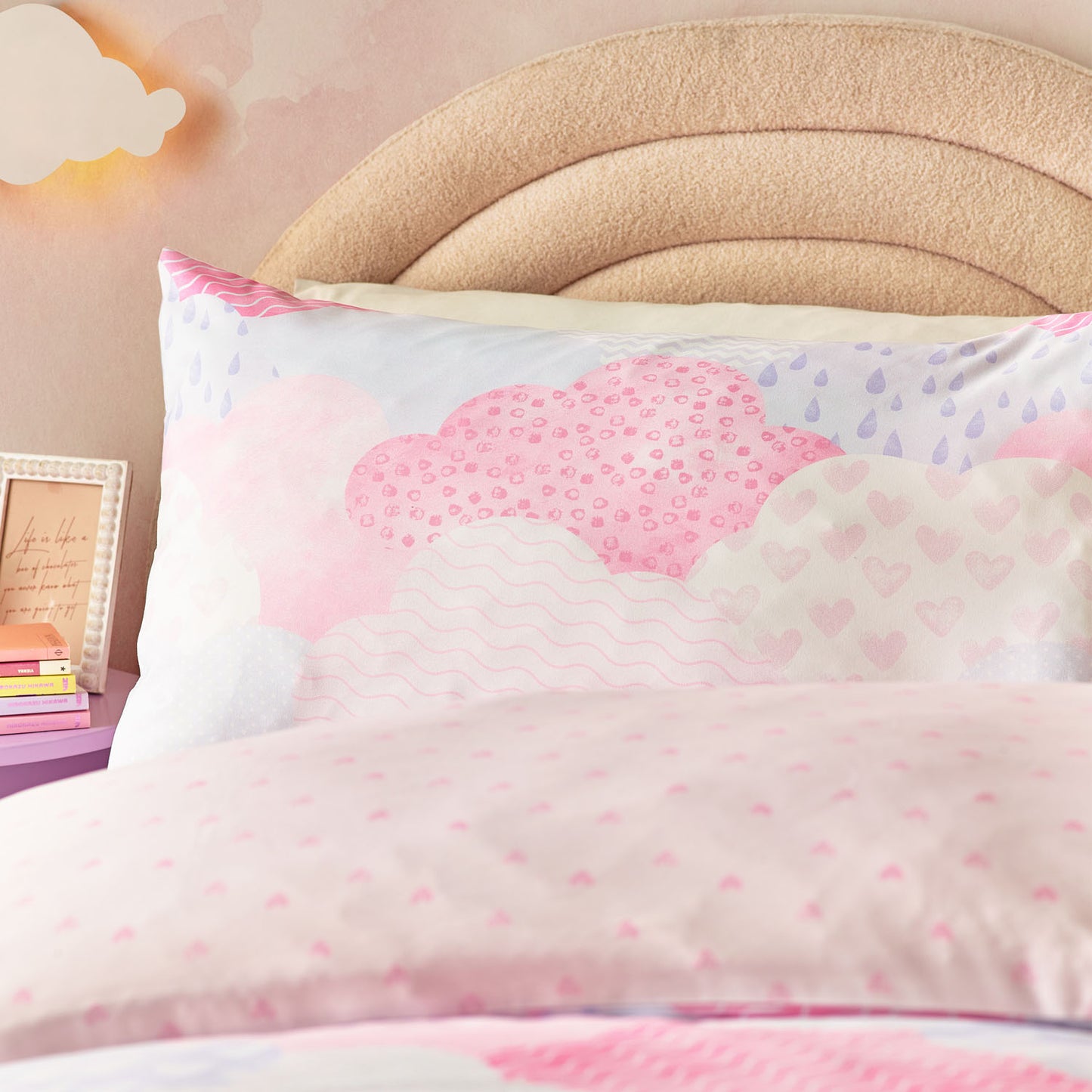 Catherine Lansfield Pink Soft as a Cloud Duvet Set