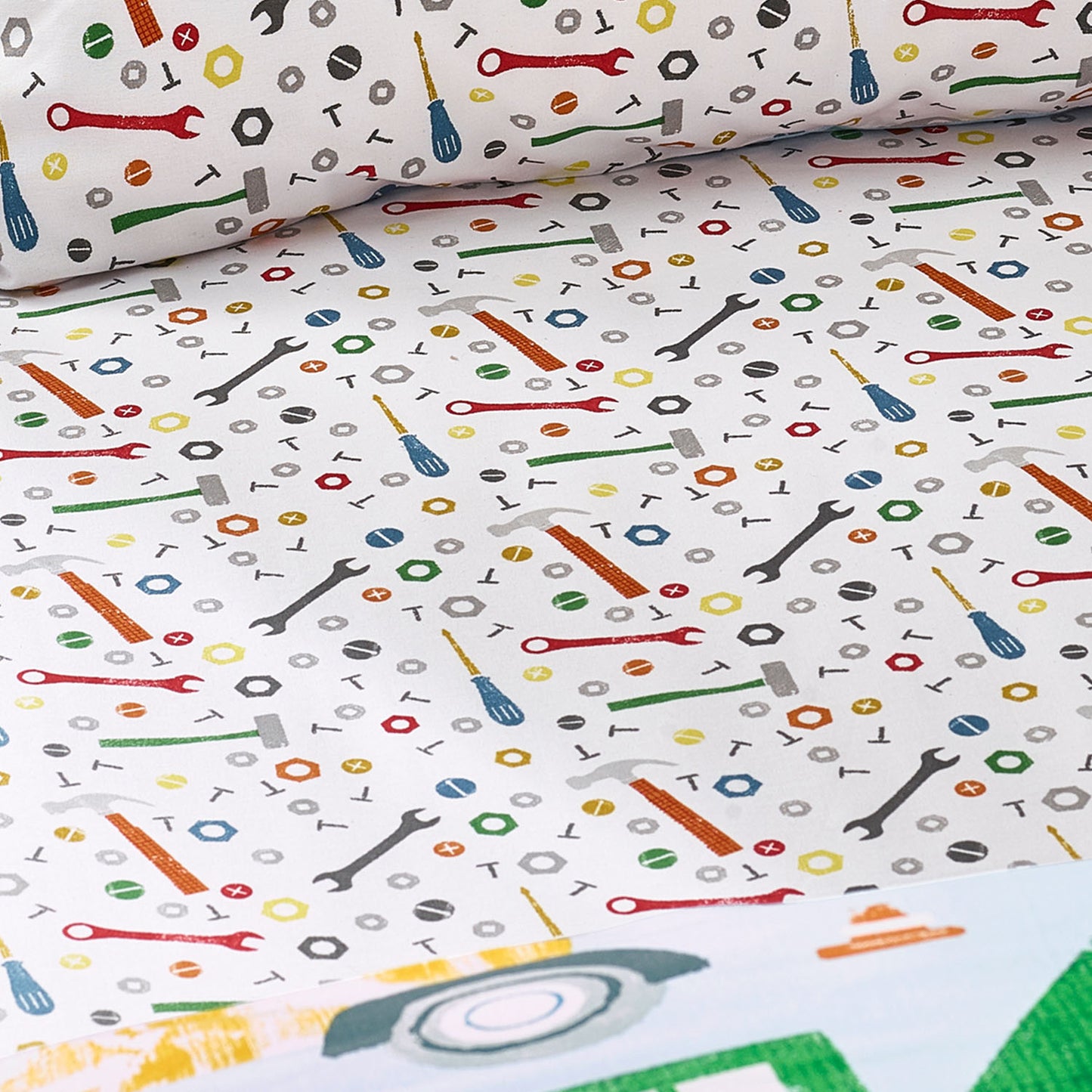 Catherine Lansfield Digger Dreams Fitted Sheet