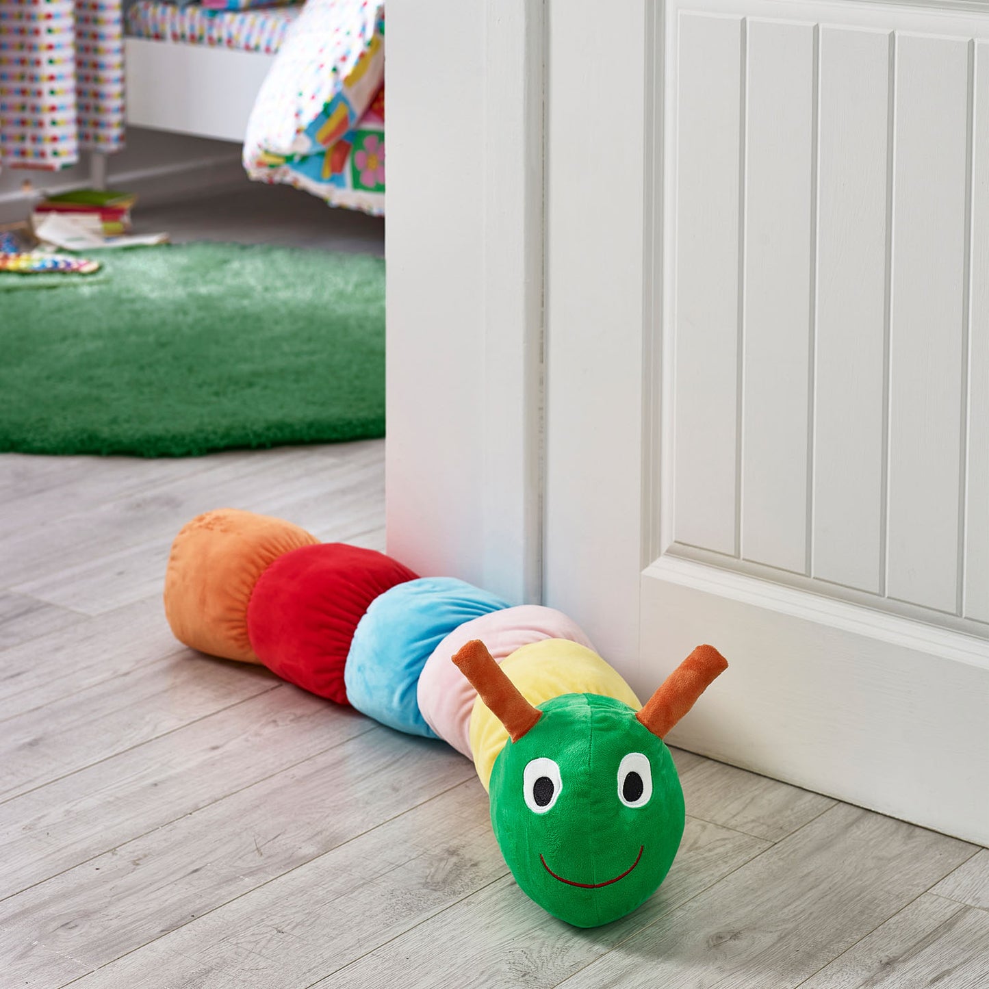 Catherine Lansfield Charlee Curious Caterpillar 3D Shaped Cushion