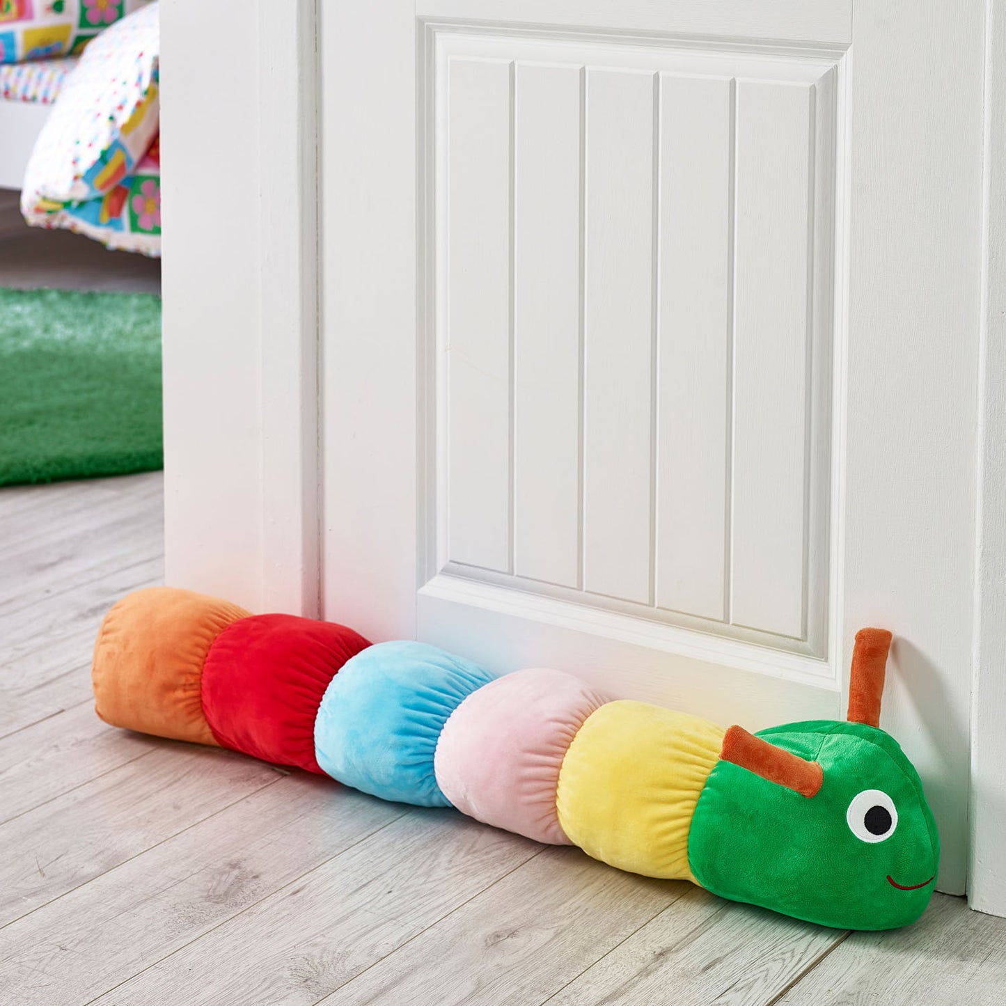 Catherine Lansfield Charlee Curious Caterpillar 3D Shaped Cushion
