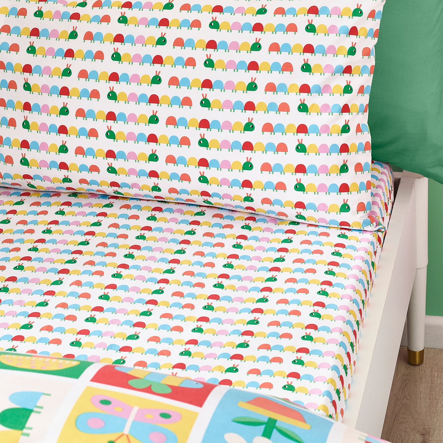 Catherine Lansfield Curious Caterpillar Fitted Sheet