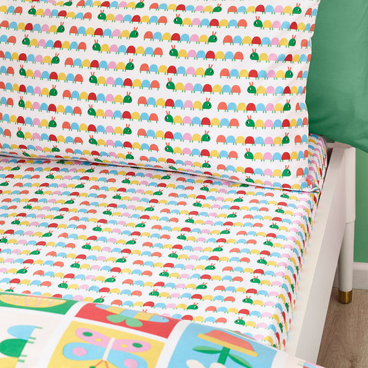 Catherine Lansfield Curious Caterpillar Fitted Sheet