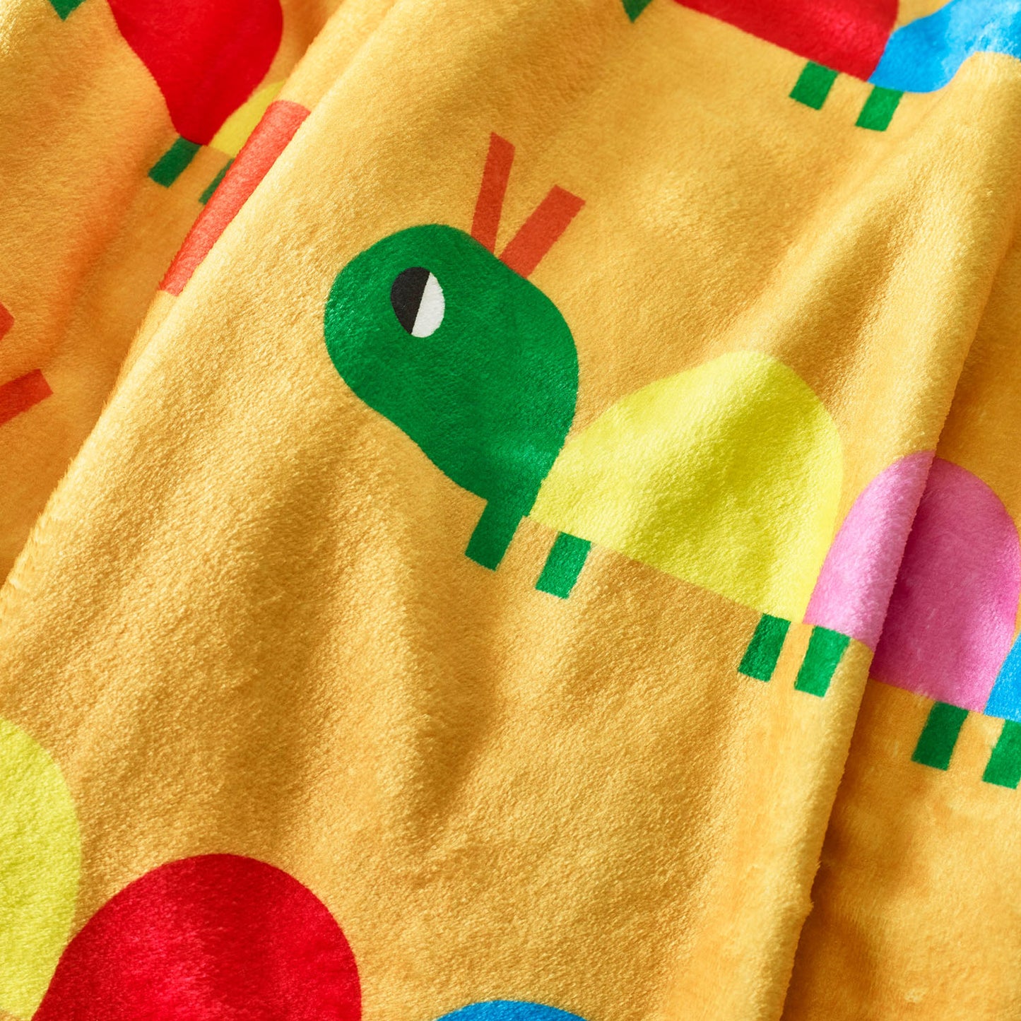 Catherine Lansfield Curious Caterpillar Cosy Fleece Blanket Throw