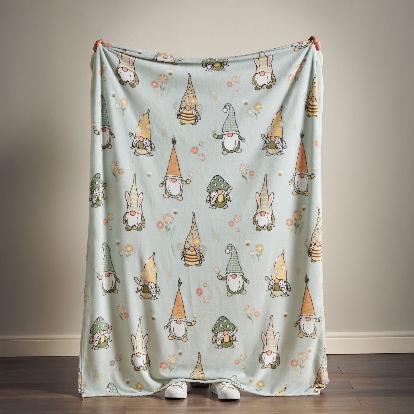 Catherine Lansfield Spring Gonks Fleece Throw