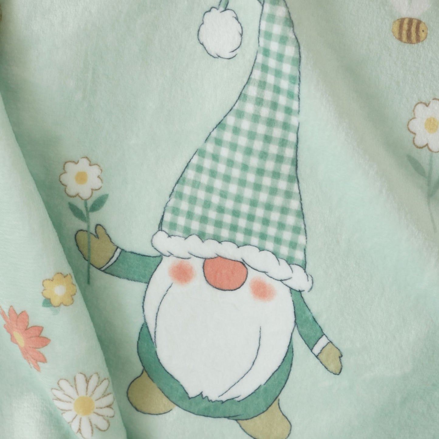 Catherine Lansfield Spring Gonks Fleece Throw