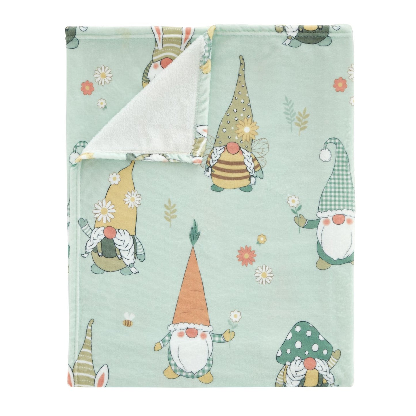 Catherine Lansfield Spring Gonks Fleece Throw