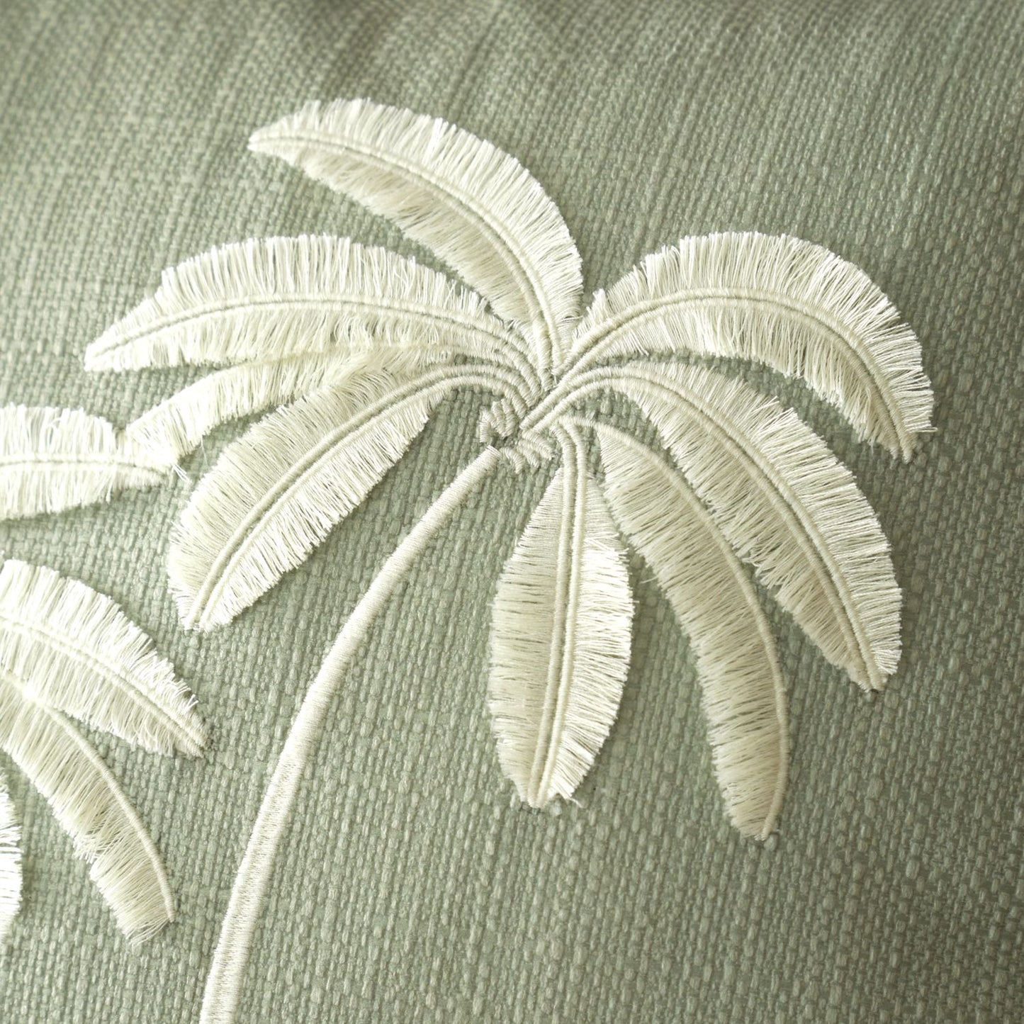 Catherine Lansfield Paradiso Sage Tufted Palm Cushion