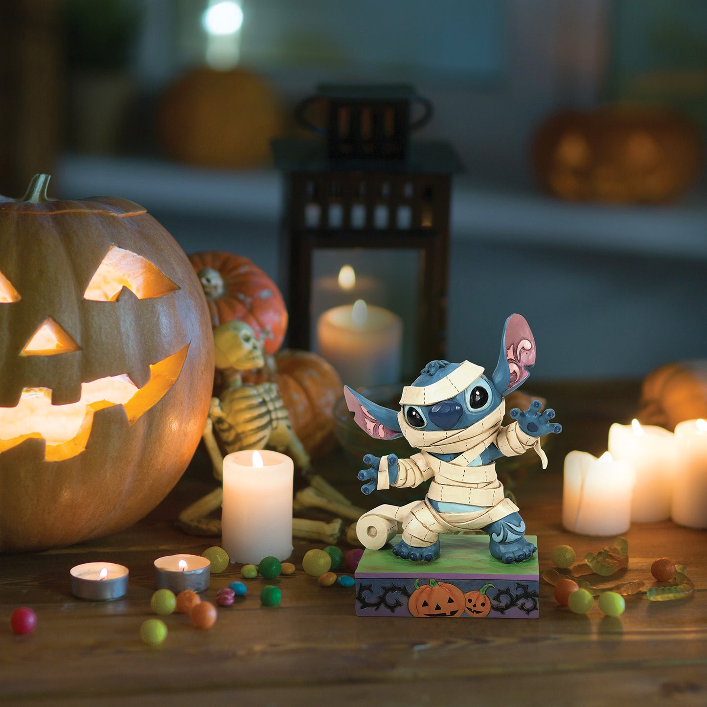 Disney Traditions All Rolled Up Stitch Figurine by Jim Shore
