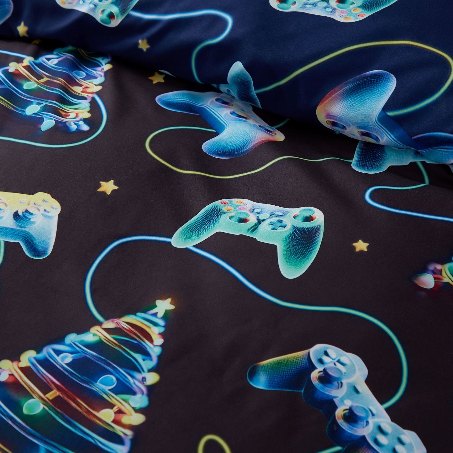 Catherine Lansfield Christmas Gamer So Soft Reversible Duvet Set