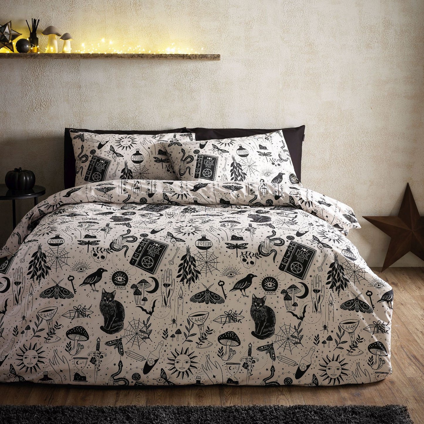 Catherine Lansfield Enchanted Witchcraft Reversible Duvet Set