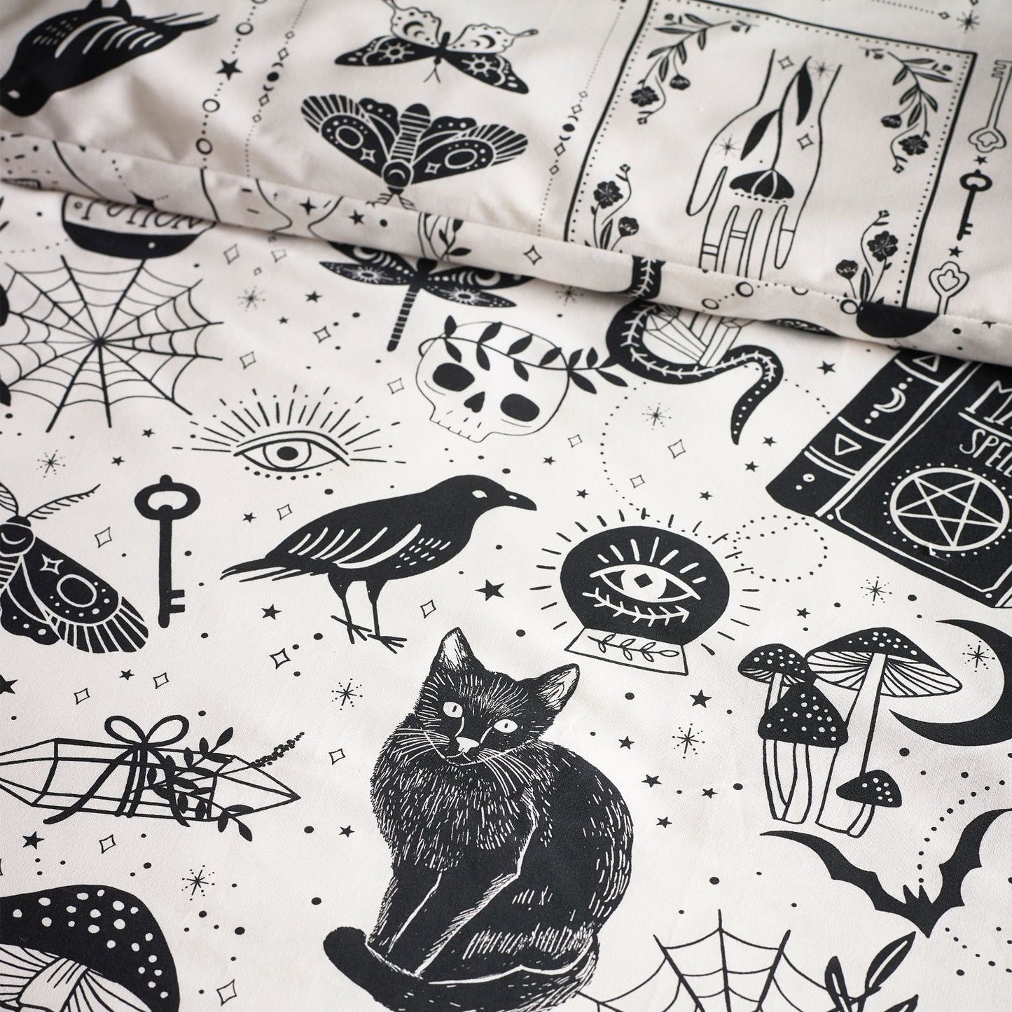 Catherine Lansfield Enchanted Witchcraft Reversible Duvet Set