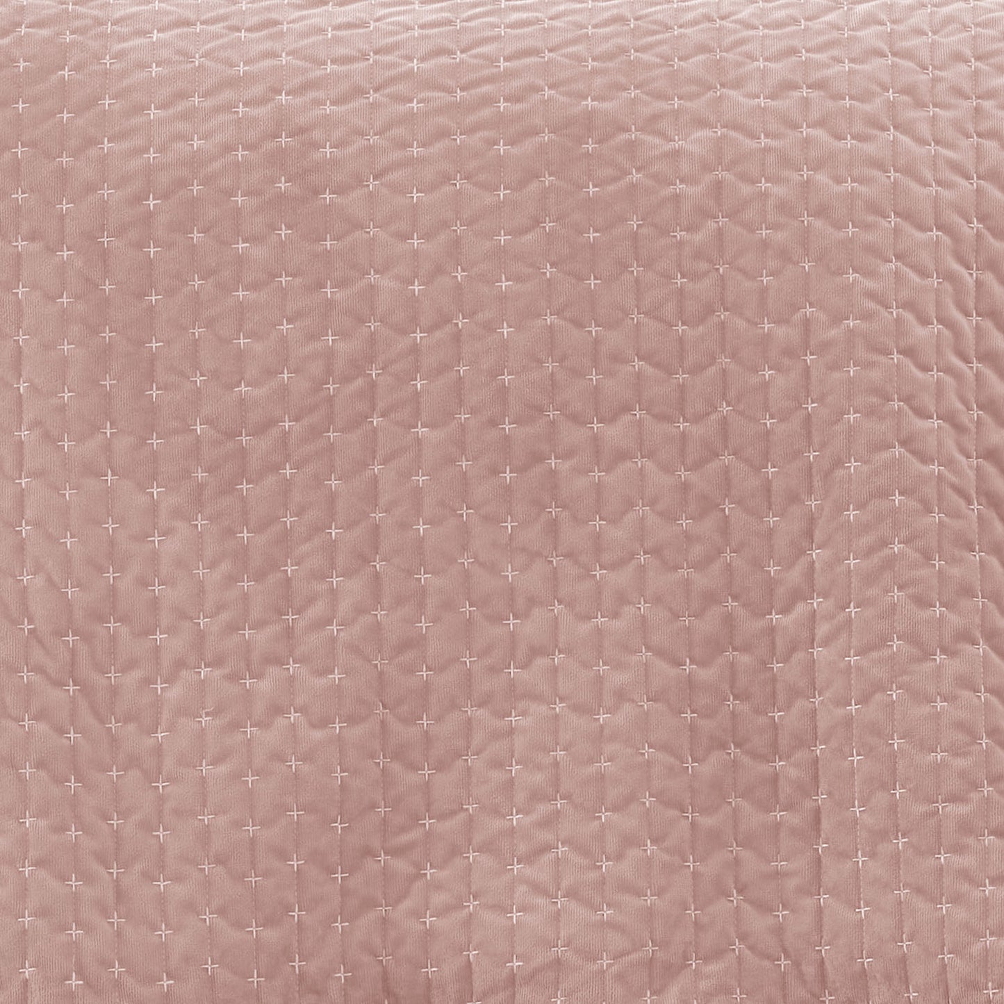 Bianca Attica Pink Velvet Embroidered Bedspread