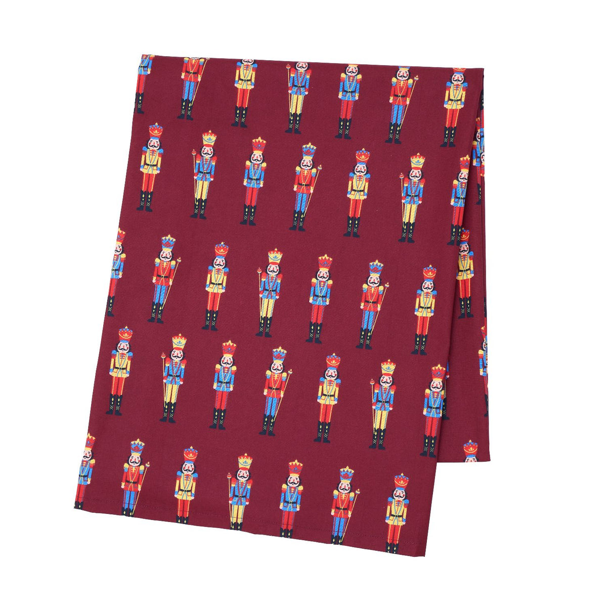 Catherine Lansfield Christmas Nutcracker Plum Cotton Table Cloth