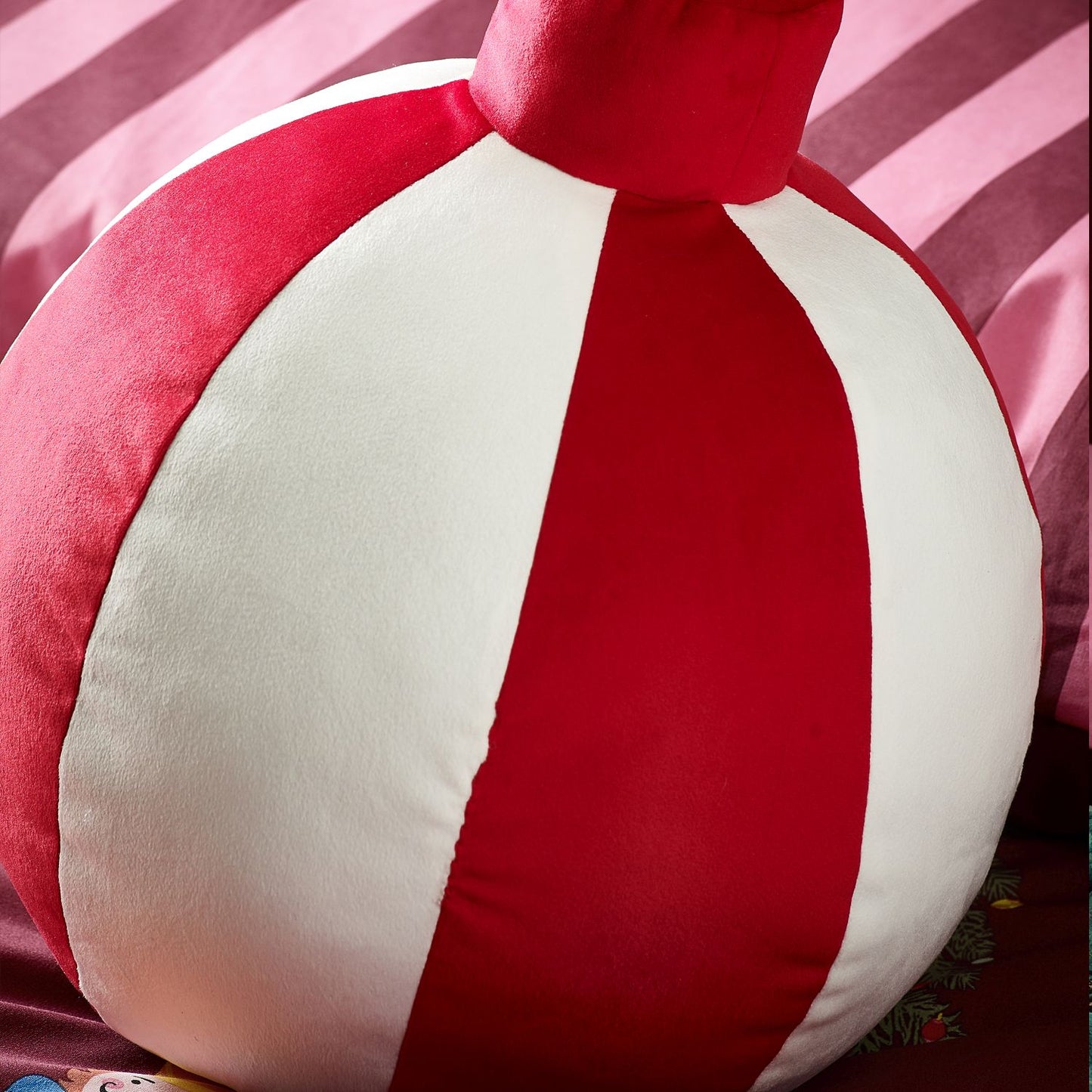 Catherine Lansfield Christmas Bauble 3D Shaped Cushion