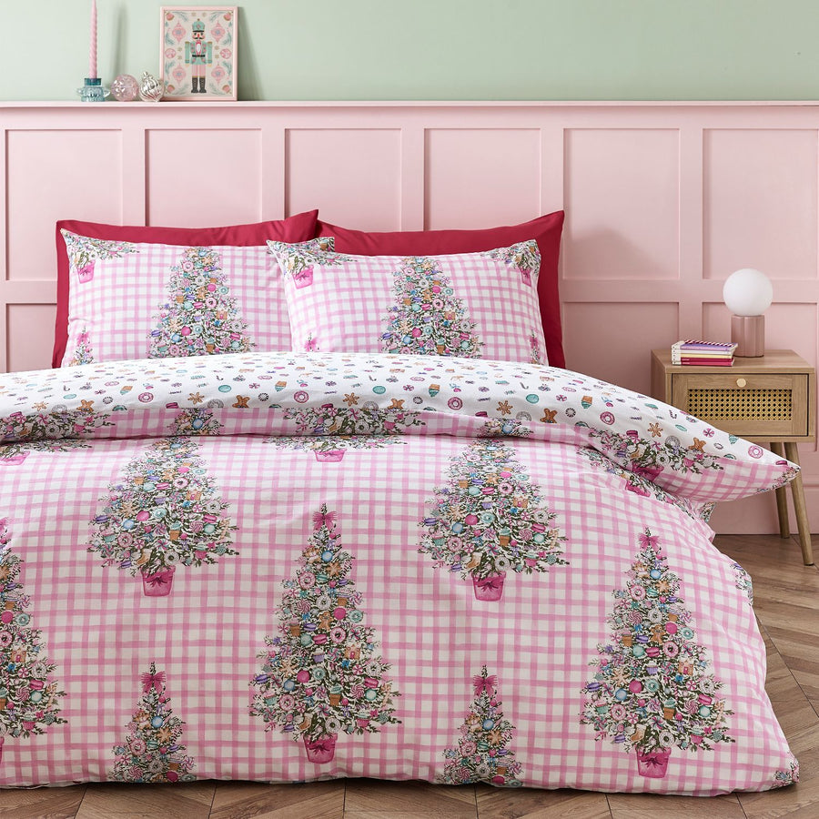 Catherine Lansfield Christmas Sweets and Treats Reversible Duvet Set