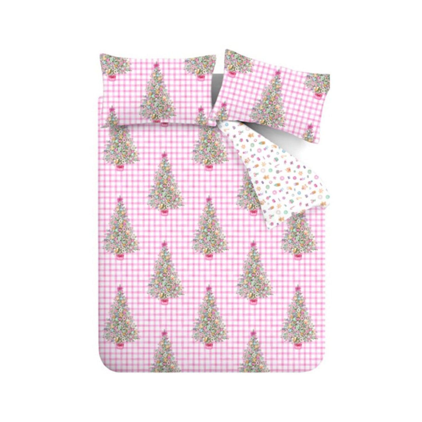 Catherine Lansfield Christmas Sweets and Treats Reversible Duvet Set