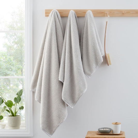 Bianca Soft Zero Twist Spa Silver Grey Cotton Towels